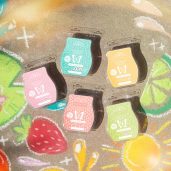 Summer Collection Scentsy Wax 5 Bar Bundle Styled