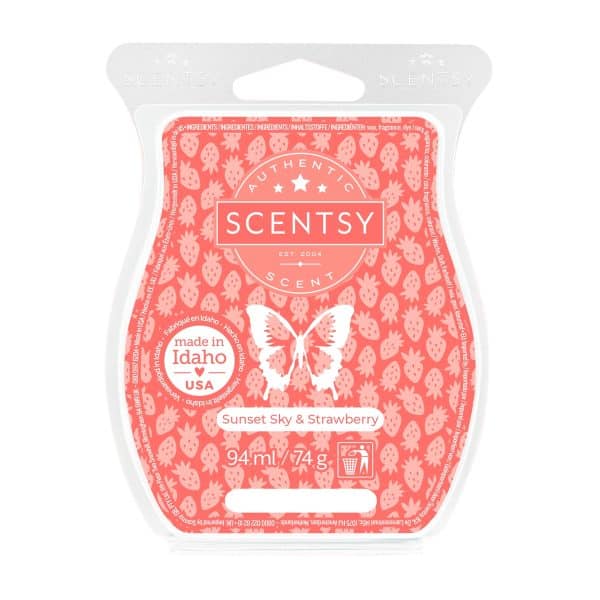 Sunset Sky & Strawberry Scentsy Wax Bar