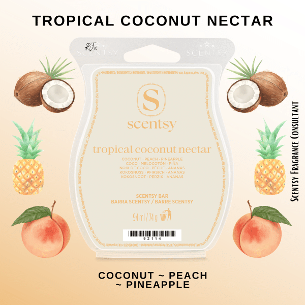Tropical Coconut Nectar Scentsy Wax Bar Tropical Coconut Nectar Scentsy Wax Bar