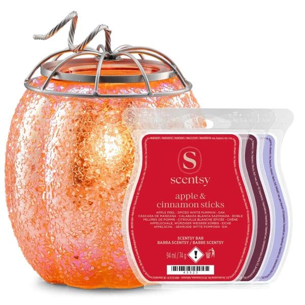 Pumpkin Sparkle Warmer + 3 FREE Scentsy Bars