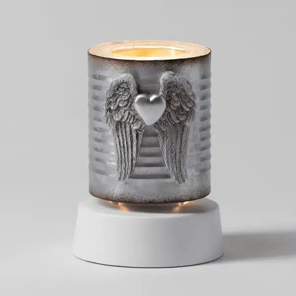 Angel Wings Scentsy Mini Warmer with Tabletop Base