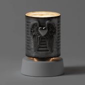 Angel Wings Scentsy Mini Warmer with Tabletop Base Dark Setting