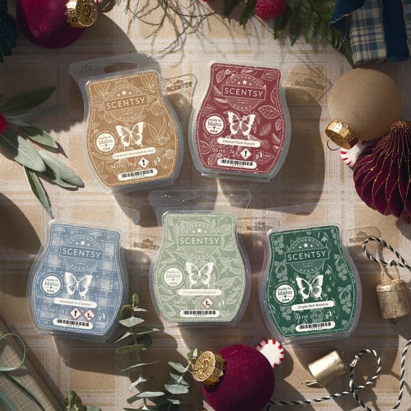 2025 Holiday Scentsy Bar 5-pack - Stylized