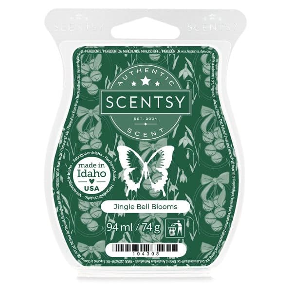 Jingle Bell Blooms Scentsy Wax Bar Melt