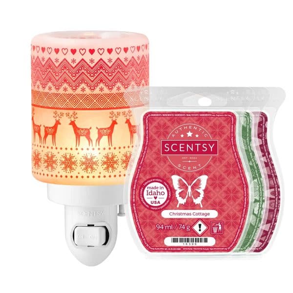 Nordic Winter Scentsy Plugin Mini Warmer + 3 FREE Bars