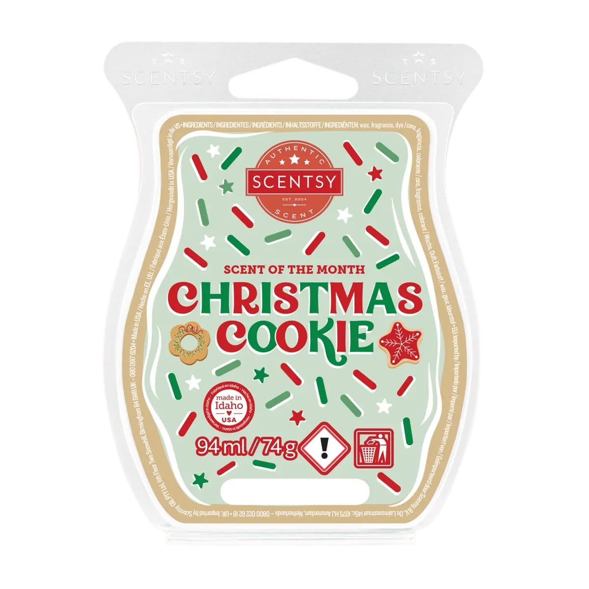 Christmas Cookie Scentsy Wax Bar Melts Christmas Cookie Scentsy Wax Bar Melts