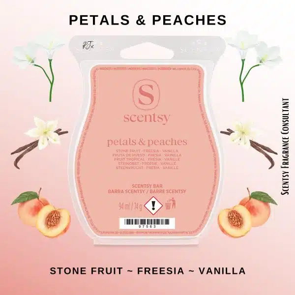 Petals & Peaches Scentsy Wax Bar Petals & Peaches Scentsy Wax Bar