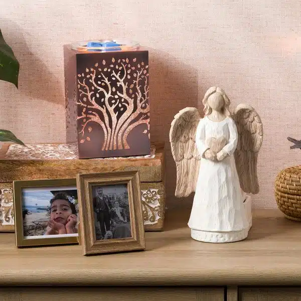 Angel Scentsy Warmer Styled 1 Angel Scentsy Warmer