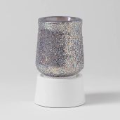 Glittered in Pink Scentsy Warmer with Tabletop Base Switched Off