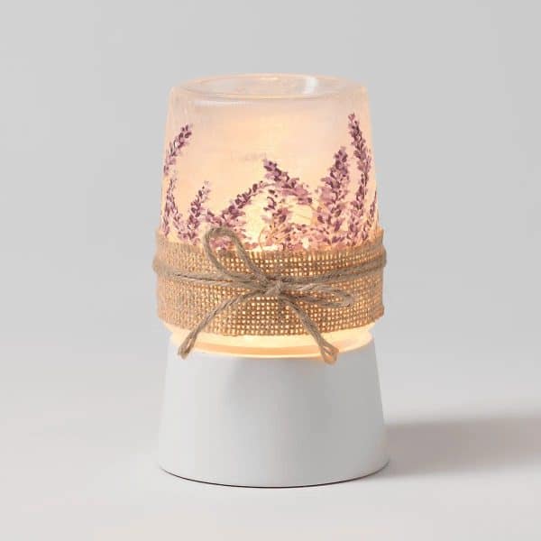 Lavender Field Scentsy Warmer with Tabletop Base