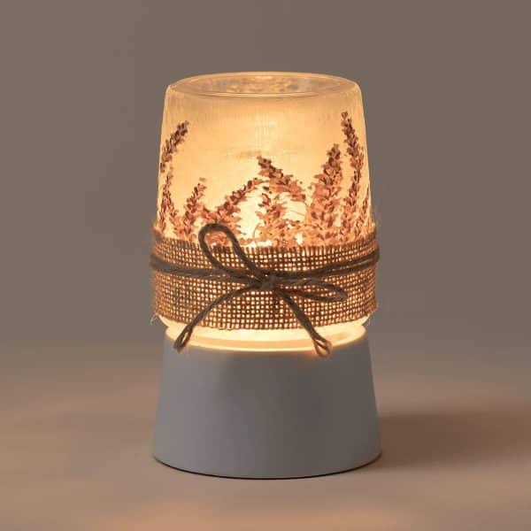 Lavender Field Scentsy Warmer with Tabletop Base Dark Setting Lavender Field Scentsy Warmer with Tabletop Base Dark Setting