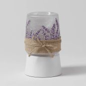 Lavender Field Scentsy Warmer with Tabletop Base Switched Off