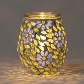 Periwinkle Petals Scentsy Warmer Dark Setting
