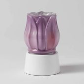 Prismatic Petal Scentsy Warmer with Tabletop Base Switched Off