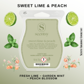 Sweet Lime & Peach Scentsy Wax Bar