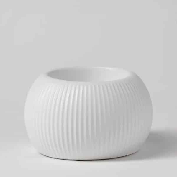 White Fluted Scentsy Warmer