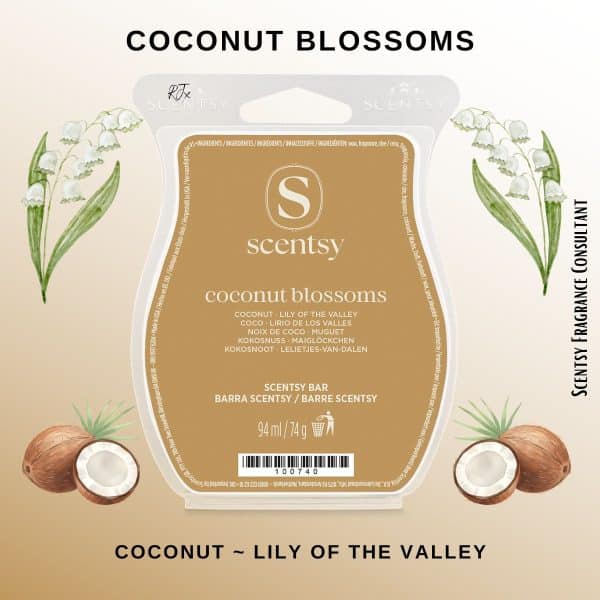 Coconut Blossoms Scentsy Wax Bar Coconut Blossoms Scentsy Wax Bar