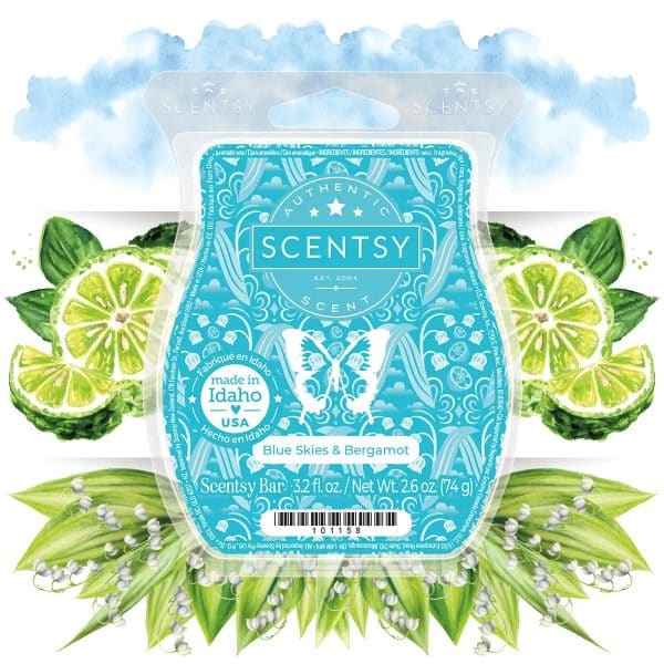 Blue Skies & Bergamot Scentsy Bar