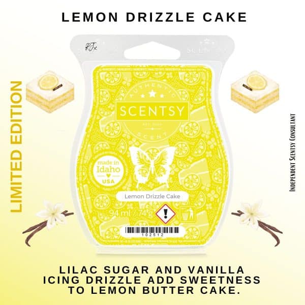 Lemon Drizzle Cake Scentsy Wax Bar