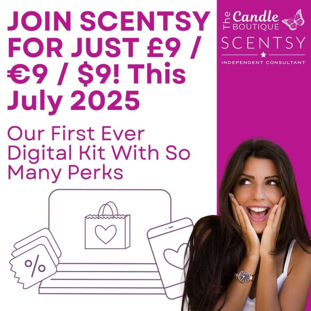 Scentsy Digital Join Kit for just £9 £9 / €9 / $9!