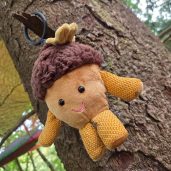 Ayla the Acorn Scentsy Buddy Clip
