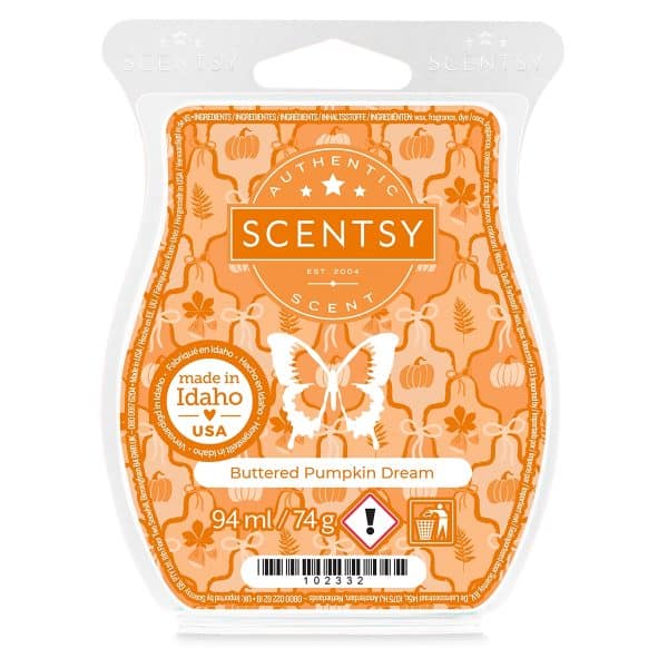 Buttered Pumpkin Dream Scentsy Wax Bar Melt