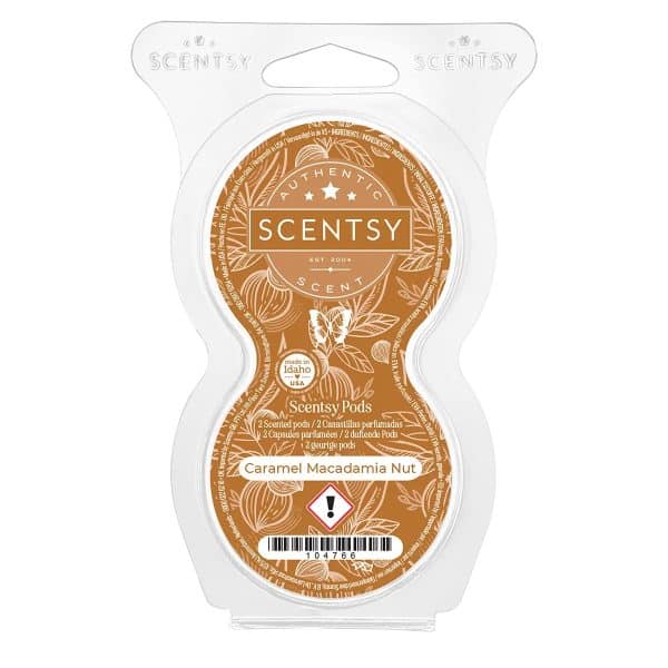 Caramel Macadamia Nut Scentsy Pod Twin Pack