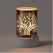 Deep Roots Scentsy Mini Warmer With Tabletop Base Dark Setting