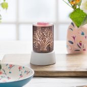 Deep Roots Scentsy Mini Warmer With Tabletop Base