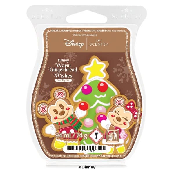 Disney: Warm Gingerbread Wishes – Scentsy Bar Wax Melt