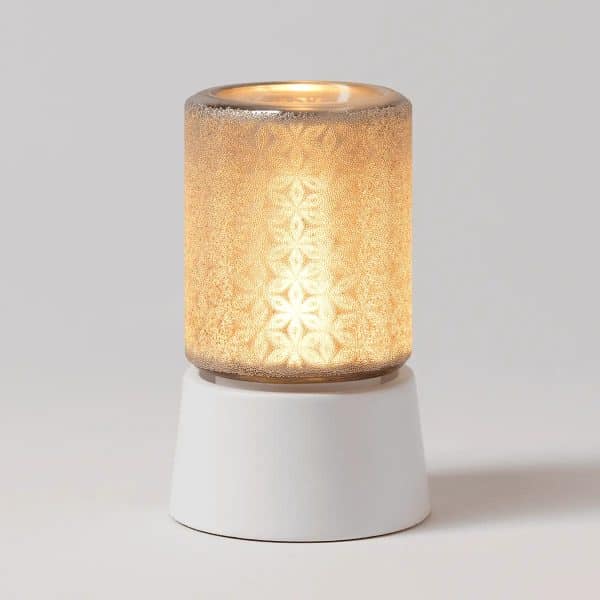 Fancy Filigree Scentsy Mini Warmer With Tabletop Base