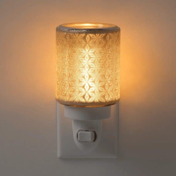 Fancy Filigree Scentsy Plugin Mini Warmer Dark Setting Fancy Filigree Scentsy Plugin Mini Warmer Dark Setting