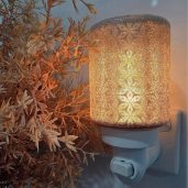 Fancy Filigree Scentsy Plugin Mini Warmer Real Life Image 1