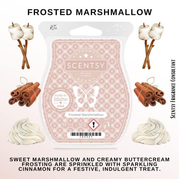 Frosted Marshmallow Scentsy Wax Bar