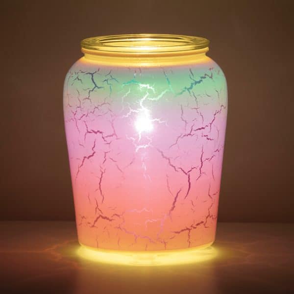 Iridescent Rainbow Scentsy Warmer Dark Setting