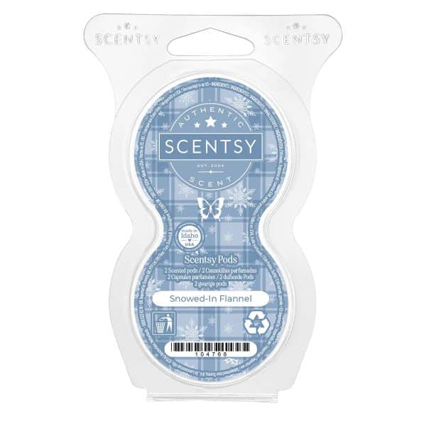 Snowed-In Flannel Scentsy Pod Twin Pack