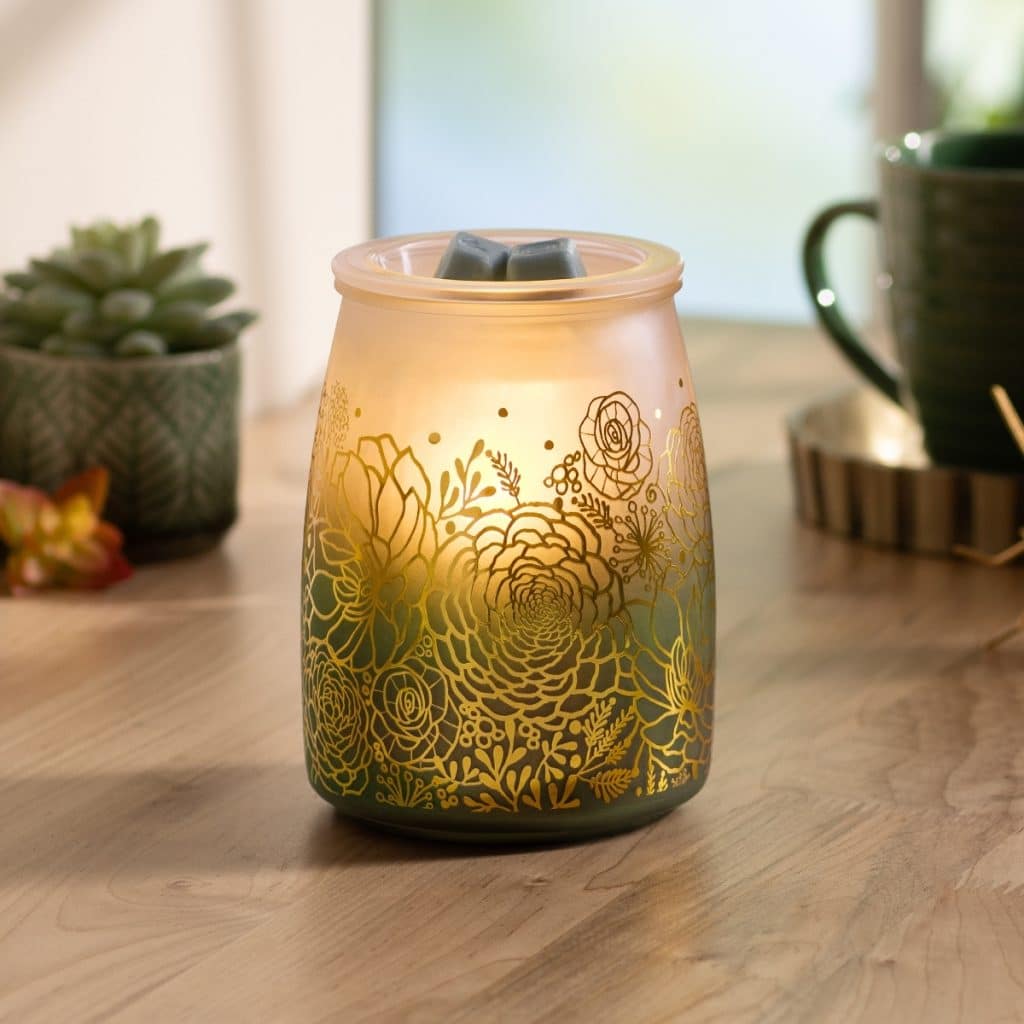 Tranquil Glow Scentsy Warmer Styled 2