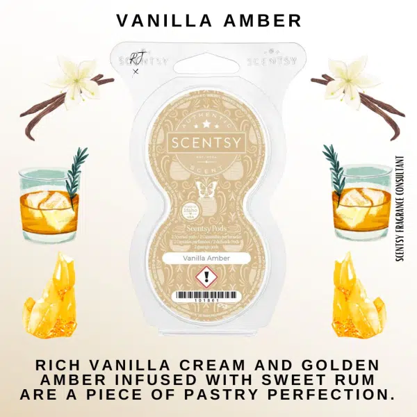 Vanilla Amber Scentsy Fragrance Pods