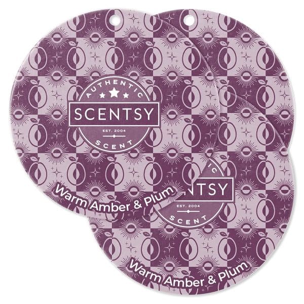 Warm Amber & Plum Scent Circle 3-Pack