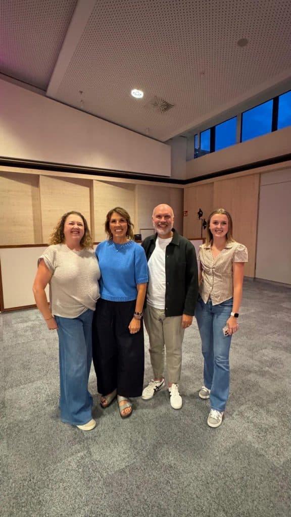 Becky & Emily Joyce With Orville & Heidi Thompson