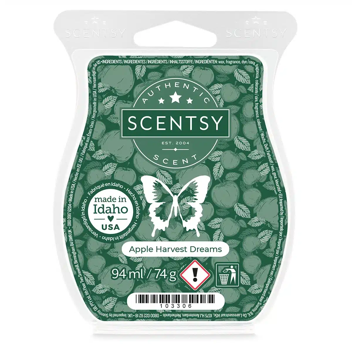 Apple Harvest Dreams Scentsy Wax Bar Melt Apple Harvest Dreams Scentsy Wax Bar Melt