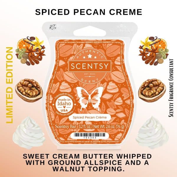 Spiced Pecan Creme Scentsy Wax Bar