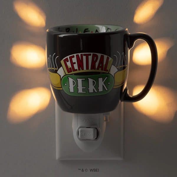 Central Perk™ Charm – Scentsy Plugin Mini Warmer with Wall Plug Dark Setting Central Perk™ Charm – Scentsy Plugin Mini Warmer with Wall Plug Dark Setting