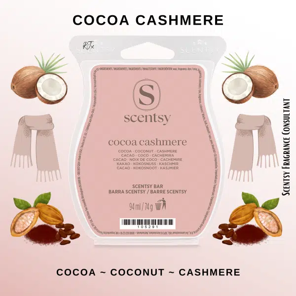 Cocoa Cashmere Scentsy Wax Bar Cocoa Cashmere Scentsy Wax Bar