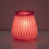 Frosted in Fuchsia Scentsy Warmer Dark Setting