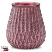 Frosted in Fuchsia Scentsy Warmer Switched Off