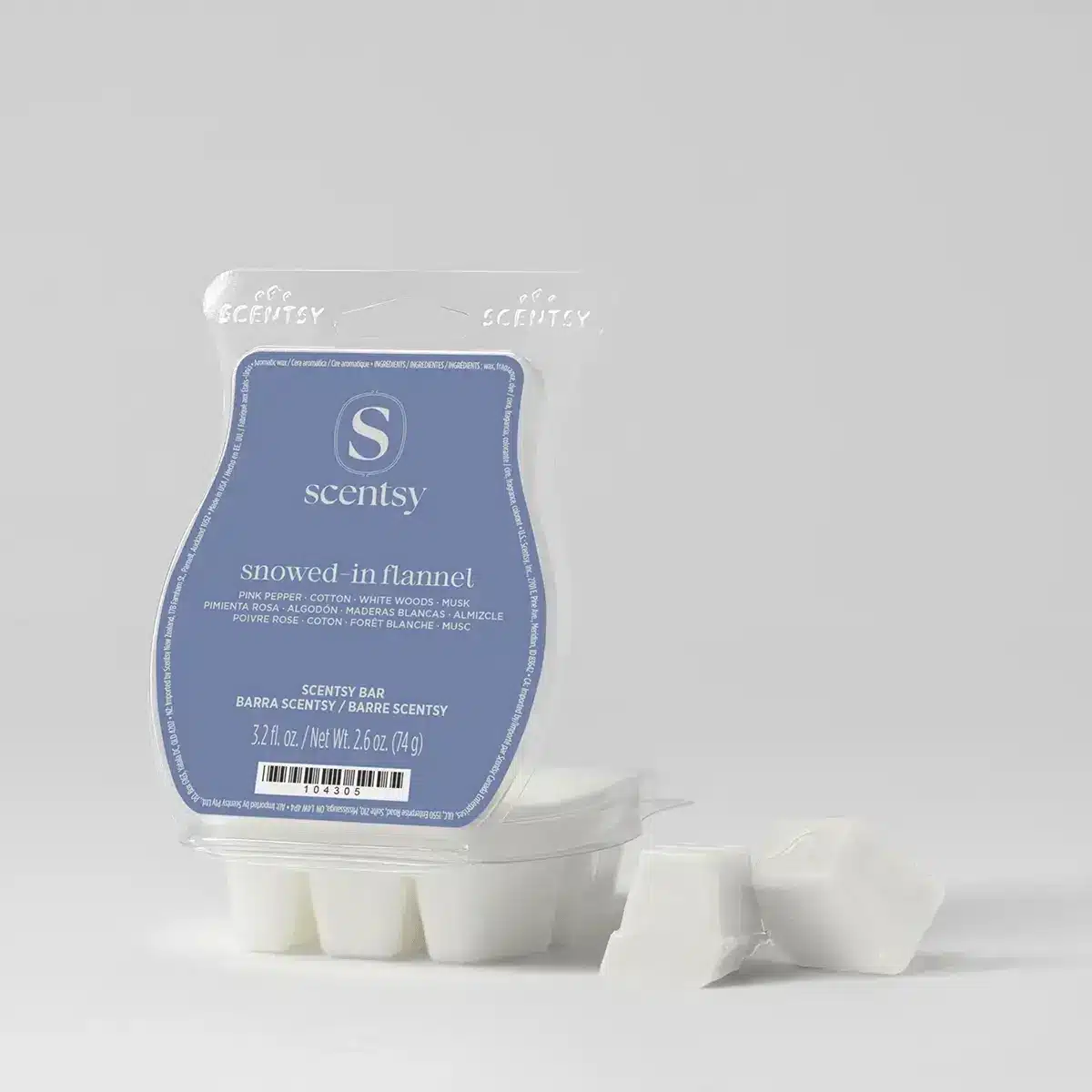 Snowed-In Flannel Scentsy Bar Snowed-In Flannel Scentsy Bar