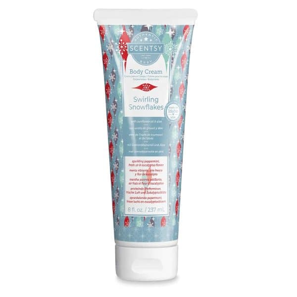 Swirling Snowflakes Scentsy Body Cream