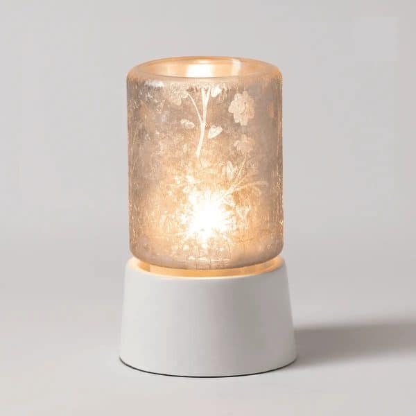 Silver Stem Mini Warmer with Tabletop Base