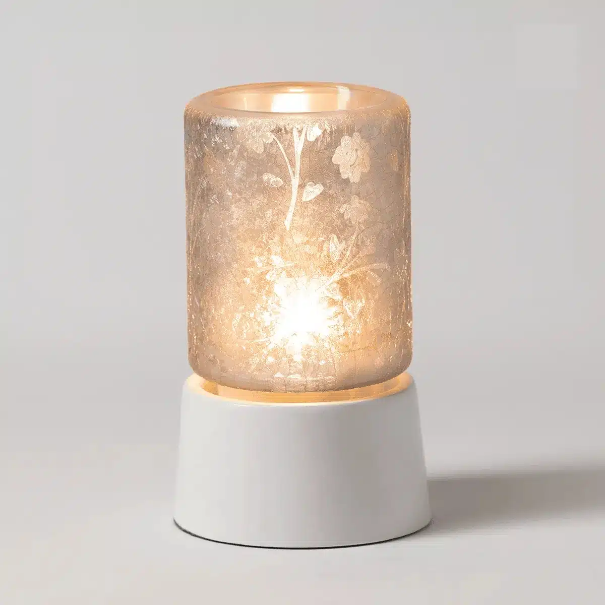 Silver Stem Mini Warmer with Tabletop Base